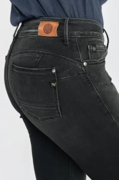 Le Temps des Cerises Meteors Pulp Slim 7/8Eme Jeans Noir N°1 Black Discount