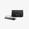 Le Temps des Cerises Mini Sac A Bandouliere Jade Noir Plisse Black Cheap