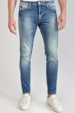 Le Temps des Cerises Mistral Power Skinny 7/8Eme Jeans Destroy Bleu N°3 Blue Outlet