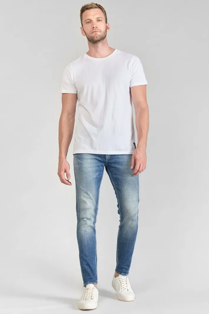 Le Temps des Cerises Mistral Power Skinny 7/8Eme Jeans Destroy Bleu N°3 Blue Outlet