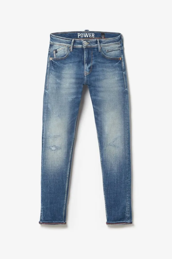Le Temps des Cerises Mistral Power Skinny 7/8Eme Jeans Destroy Bleu N°3 Blue Outlet