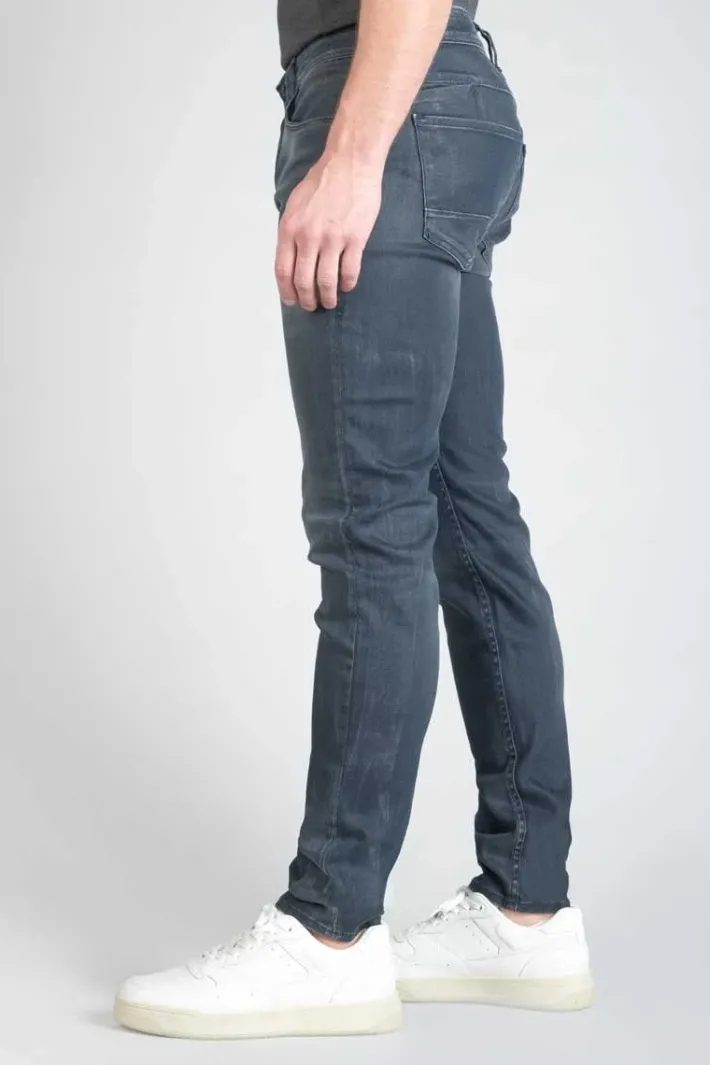 Le Temps des Cerises Musset 700/11 Adjusted Jeans Enduit Bleu-Noir N°3 Blue / Anthracite New