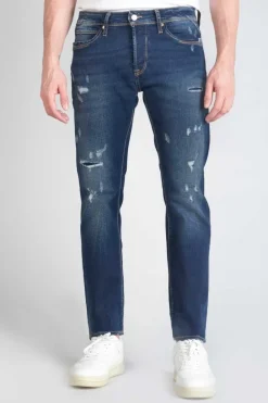 Le Temps des Cerises Nicolay 700/11 Adjusted Jeans Destroy Bleu N°1 Blue Best Sale
