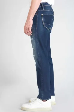 Le Temps des Cerises Nicolay 700/11 Adjusted Jeans Destroy Bleu N°1 Blue Best Sale