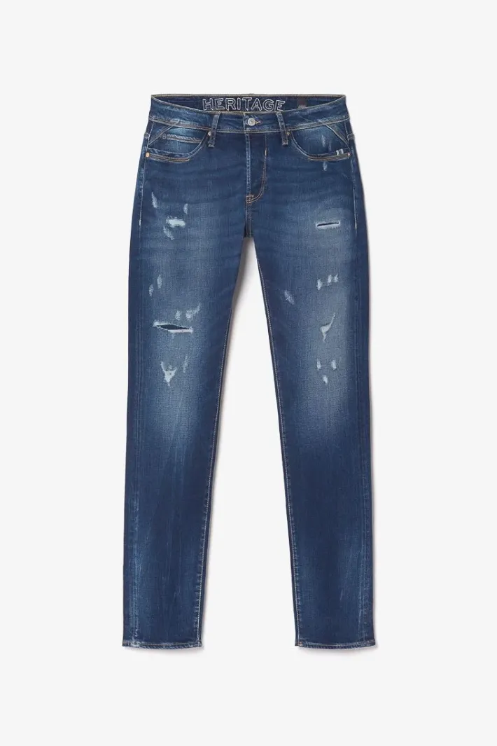 Le Temps des Cerises Nicolay 700/11 Adjusted Jeans Destroy Bleu N°1 Blue Best Sale