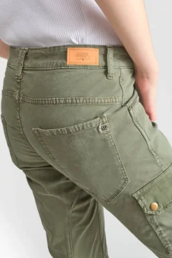 Le Temps des Cerises Pantalon Cargo 7/8 Eme Rivera Kaki Khaki Sale