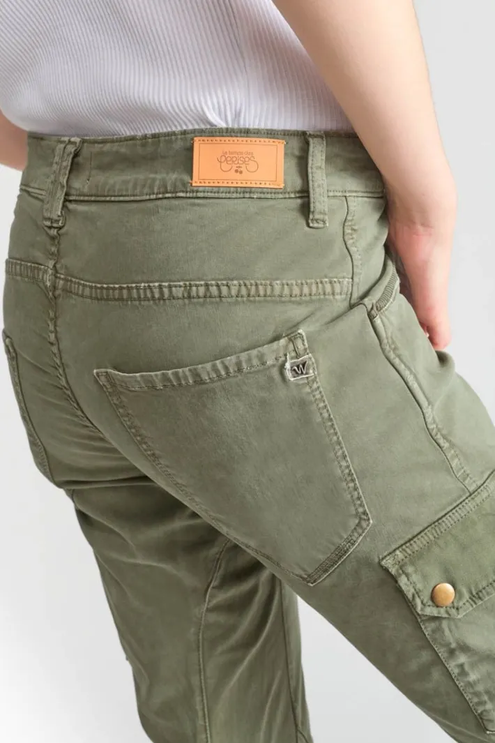 Le Temps des Cerises Pantalon Cargo 7/8 Eme Rivera Kaki Khaki Sale