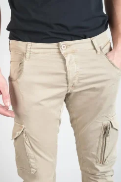 Le Temps des Cerises Pantalon Cargo Alban Beige Nomad New