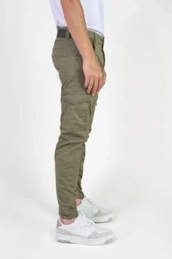 Le Temps des Cerises Pantalon Cargo Alban Kaki Khaki Sale