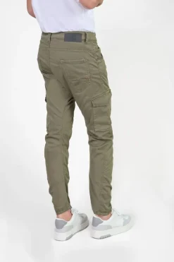 Le Temps des Cerises Pantalon Cargo Alban Kaki Khaki Sale