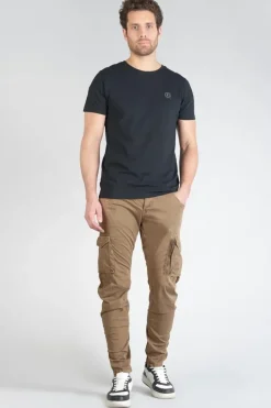 Le Temps des Cerises Pantalon Cargo Alban Marron Latte Sale