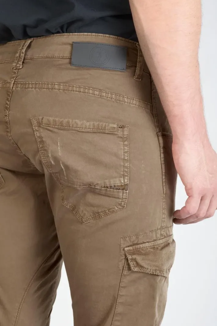 Le Temps des Cerises Pantalon Cargo Alban Marron Latte Sale