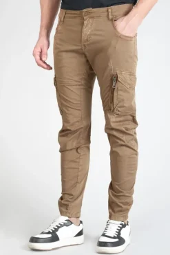 Le Temps des Cerises Pantalon Cargo Alban Marron Latte Sale