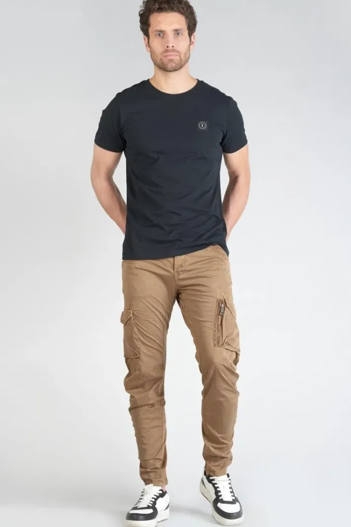 Le Temps des Cerises Pantalon Cargo Alban Marron Latte Sale