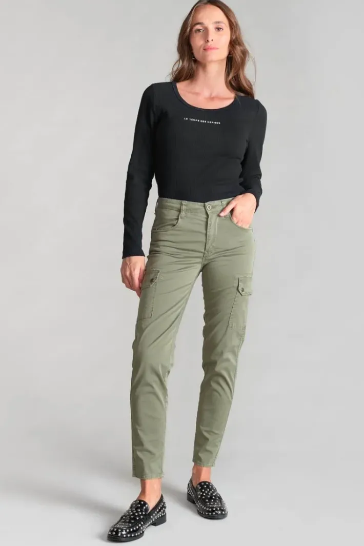 Le Temps des Cerises Pantalon Cargo Balard Kaki Lizard Best Sale
