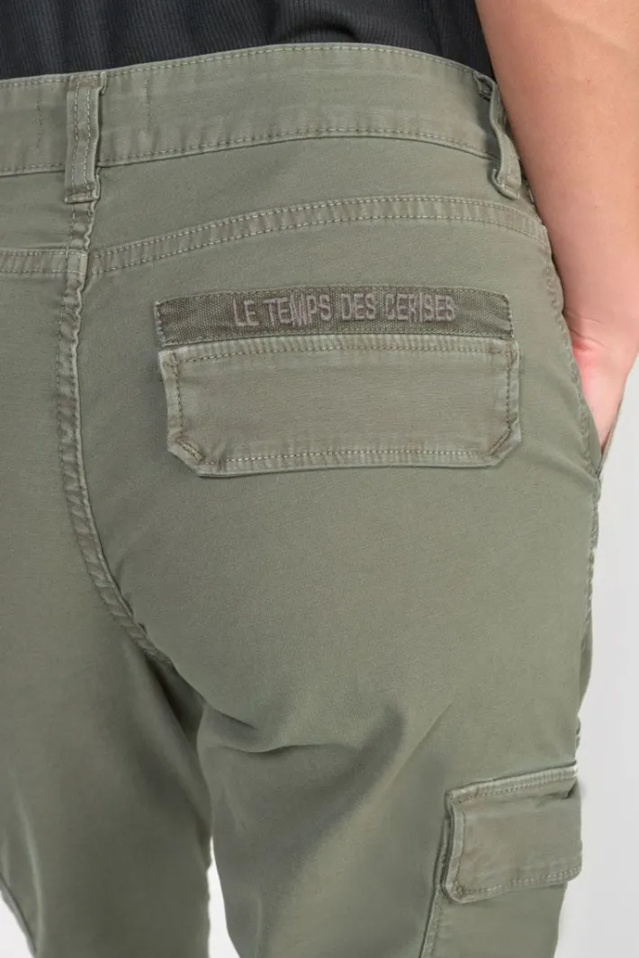 Le Temps des Cerises Pantalon Cargo Castellas Kaki Light Kaki Best