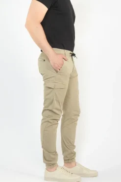 Le Temps des Cerises Pantalon Cargo Vedje Beige Sable Nomad Flash Sale