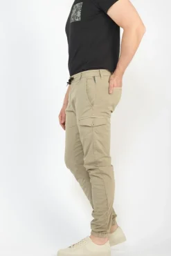 Le Temps des Cerises Pantalon Cargo Vedje Beige Sable Nomad Flash Sale