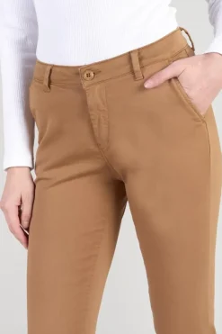 Le Temps des Cerises Pantalon Chino Dyli4 Cappuccino Best Sale