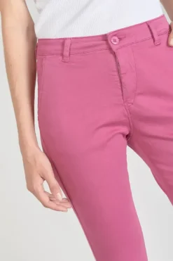 Le Temps des Cerises Pantalon Chino Dyli3 Fuchsia Dhalia Clearance