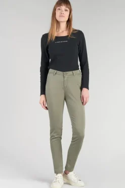 Le Temps des Cerises Pantalon Chino Dyli4 Kaki Lizard Flash Sale