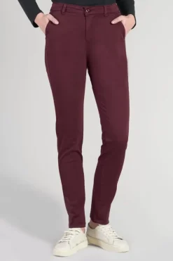 Le Temps des Cerises Pantalon Chino Dyli4 Lie De Vin Wine Store