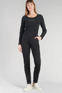 Le Temps des Cerises Pantalon Chino Dyli4 Noir Black Hot