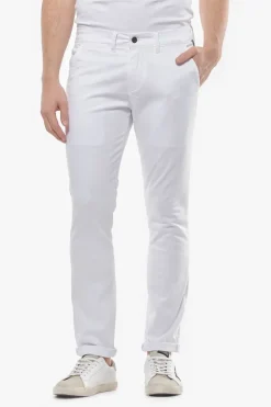 Le Temps des Cerises Pantalon Chino Slim Jas Blanc White New