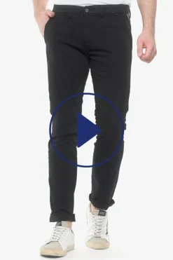 Le Temps des Cerises Pantalon Chino Slim Jas Noir Black Hot
