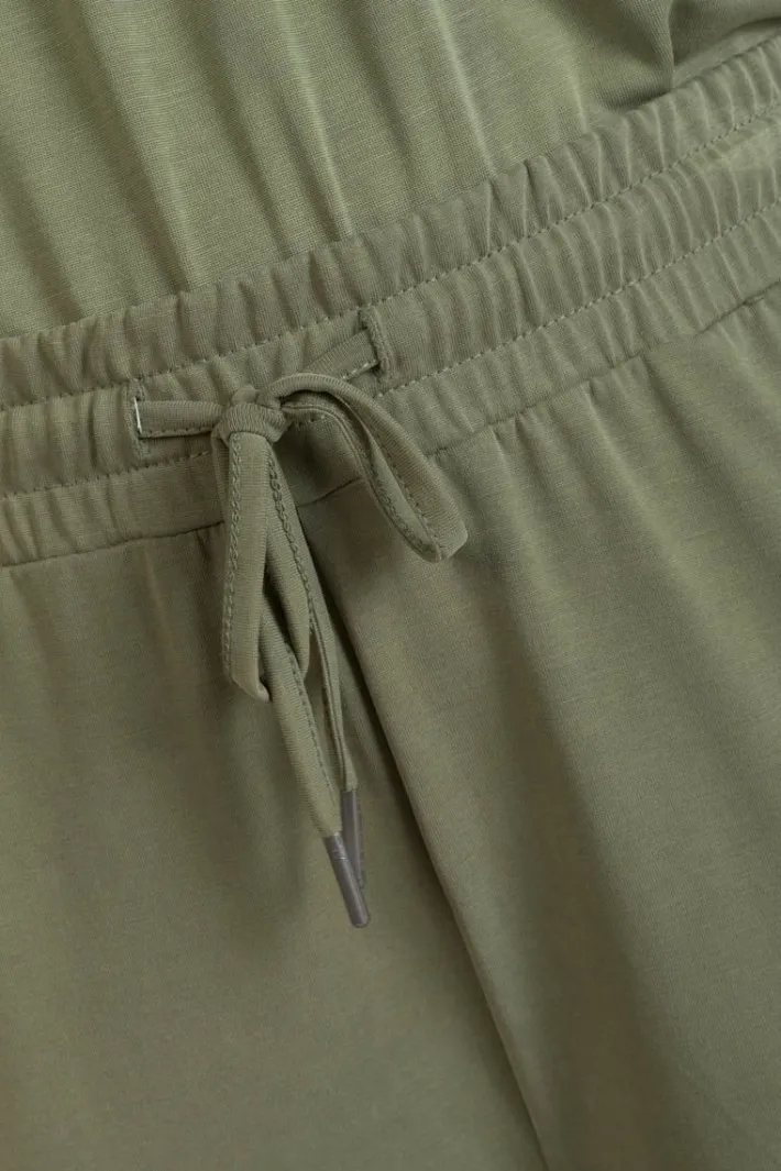 Le Temps des Cerises Pantalon Fluide Judi Kaki Lizard Discount