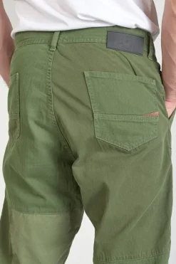Le Temps des Cerises Pantalon Loose Mister Kaki Vert Khaki Discount