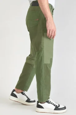 Le Temps des Cerises Pantalon Loose Mister Kaki Vert Khaki Discount