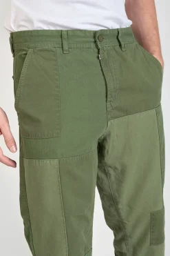 Le Temps des Cerises Pantalon Loose Mister Kaki Vert Khaki Discount