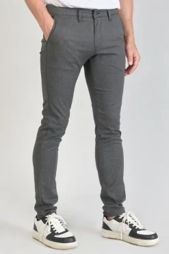 Le Temps des Cerises Pantalon Milo A Motif Pied De Poule Gris Grey Discount