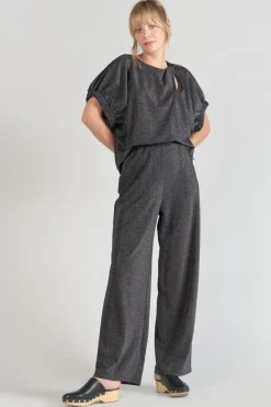 Le Temps des Cerises Pantalon Moretz Noir Irise Black Discount