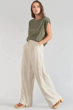 Le Temps des Cerises Pantalon Sagua Sable Sand Outlet
