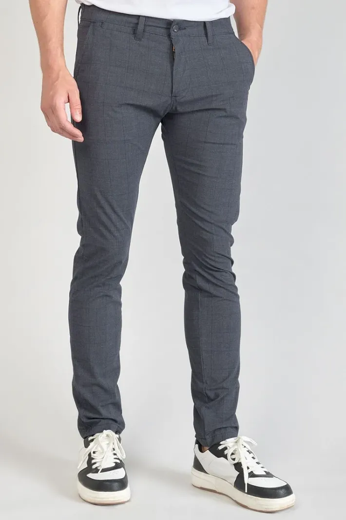 Le Temps des Cerises Pantalon Skunk A Carreaux Bleus Blue Clearance