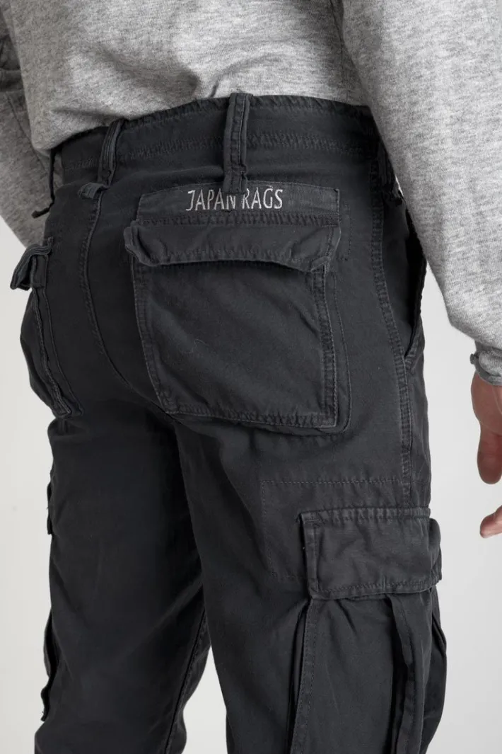 Le Temps des Cerises Pantalon Treillis Mirado Noir Black Hot