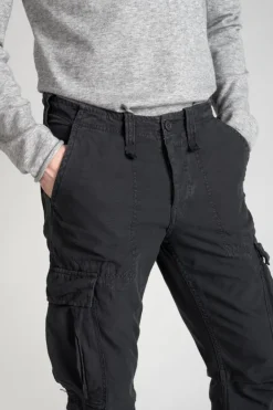 Le Temps des Cerises Pantalon Treillis Mirado Noir Black Hot