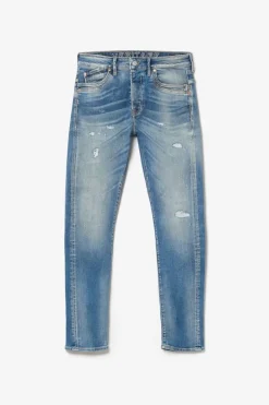 Le Temps des Cerises Perier 900/16 Tapered 7/8Eme Jeans Destroy Vintage Bleu N°4 Blue Hot