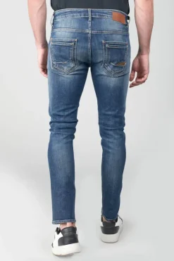 Le Temps des Cerises Picpus Power Skinny 7/8Eme Jeans Destroy Bleu N°2 Blue Best