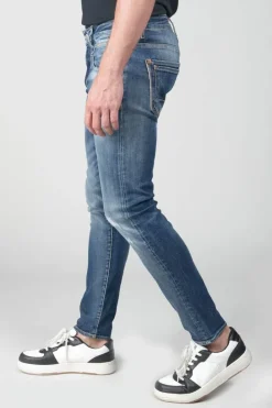 Le Temps des Cerises Picpus Power Skinny 7/8Eme Jeans Destroy Bleu N°2 Blue Best