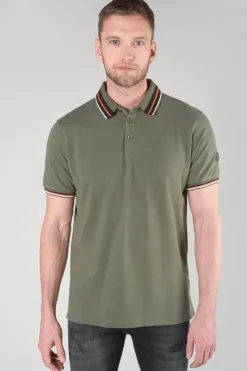 Le Temps des Cerises Polo Arel Kaki Cypres Clearance