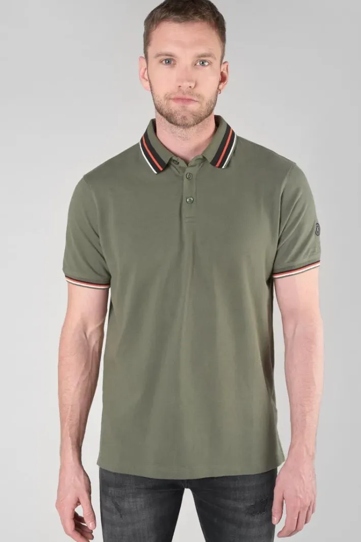 Le Temps des Cerises Polo Arel Kaki Cypres Clearance