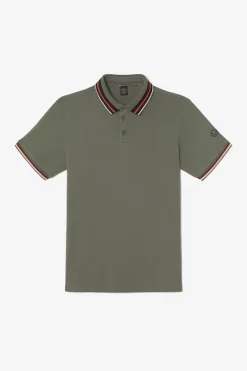 Le Temps des Cerises Polo Arel Kaki Cypres Clearance