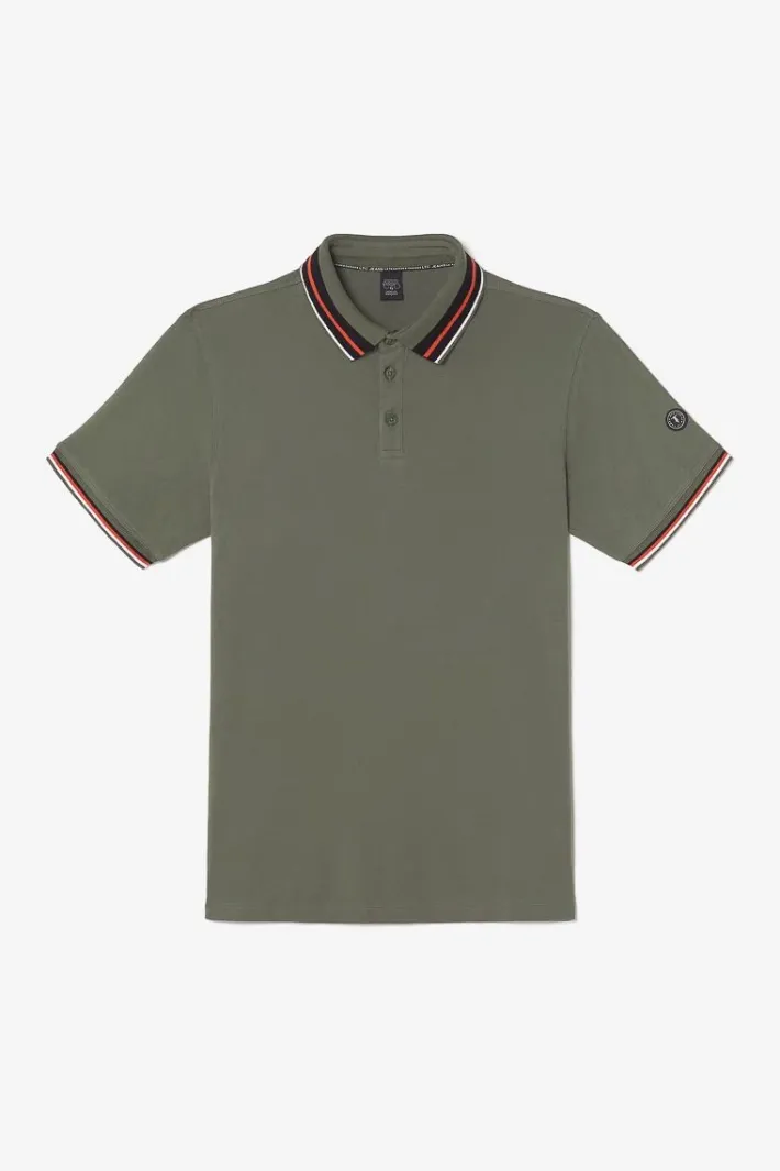 Le Temps des Cerises Polo Arel Kaki Cypres Clearance