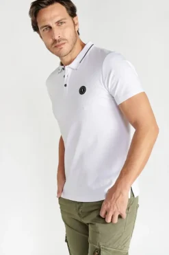 Le Temps des Cerises Polo Aron Blanc White Flash Sale