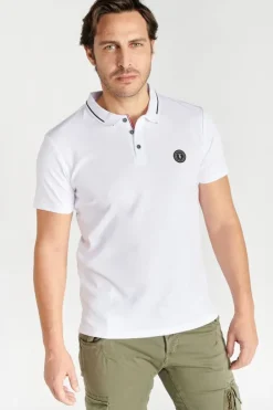 Le Temps des Cerises Polo Aron Blanc White Flash Sale