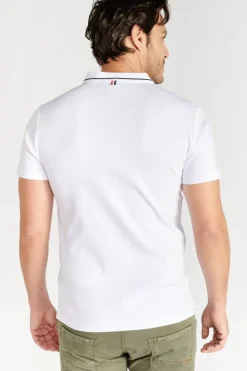 Le Temps des Cerises Polo Aron Blanc White Flash Sale