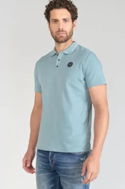 Le Temps des Cerises Polo Aron Bleu-Gris Citadel Discount